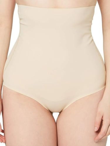 Pour Moi? Women's Definitions High Waist Shaping Brief Minimiser Control Knickers, Off-White (Natural), 18