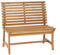 Dehner Gartenbank Holzbank Paisley, 2-Sitzer, ca. 105 x 63 x 95 cm, FSC®-zertifiziertes Akazienholz, geölt, Natur
