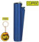Clipper 1 Encendedor Mechero Clásico Largo Metal Deep Blue Azul Marino Oscuro + 1 Llavero