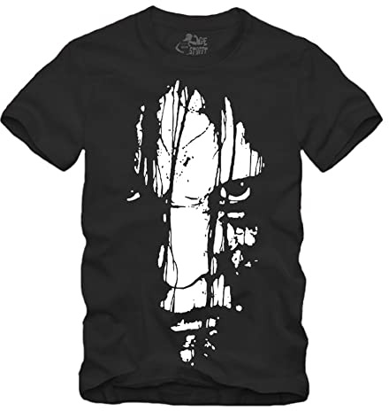 Samara Morgan - T-Shirt Tattoo Horror Geist Ghost Sadako Yamamura (XL, Schwarz)