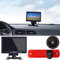 Dynavsal Rückfahrkamera Transporter Van + 7 Zoll TFT LCD Bildschirm Auto Monitor, Bremsleuchte Auto Dach Rückfahrkamera Set für Ford Transit MK7 Tourneo/Furgon MK4 2006-2014 /Hecktür