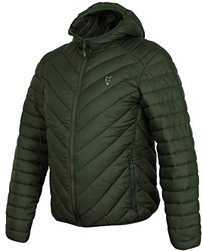 Fox Collection quilted Jacket Green / Silver - Angeljacke, Größe:XXXL