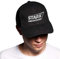 Stark Industries Iron Man Super Hero White Black Baseball Delta Cap Adjustable Unisex Original Embroidered Urban Logo