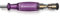 PB Swiss Tools Bit Handhalter Schraubendreher PB 6464 | 100% Swiss Made | Schraubendreher magnetisch mit Bits im Griff, inklusive Schlitz 2/3/4, PH1/PH2, T10/T15/T20 Bits, Violett
