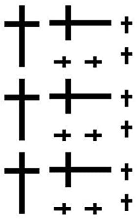 Flash Einmal Klebe Tattoo Kreuz Friedhof Gothic Party Geschenk Urlaub Strand