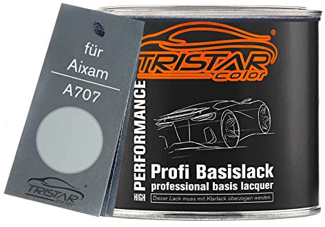 TRISTARcolor Autolack Dose spritzfertig für Aixam A707 Gris Argent Metallic Basislack 0,5L