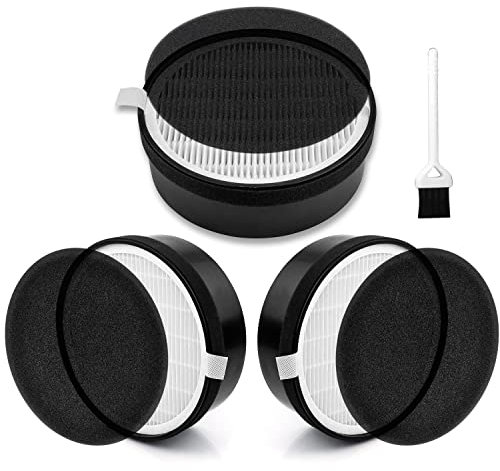 LV-H132 Replacement Filter for LEVOIT Air Purifier Replacement Filter LV-H132-RF, 3-in-1 H13 True HEPA Filter Replacement, 3 Pack