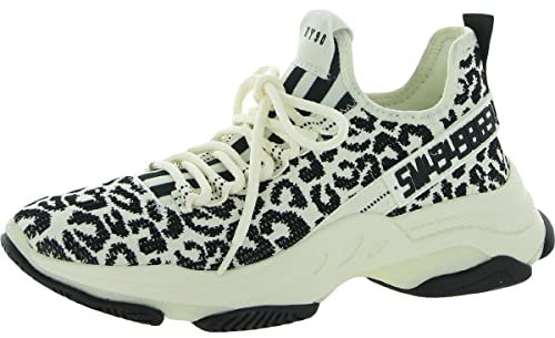 Steve Madden Damen Maxima Sneaker, Leopard, 37 EU