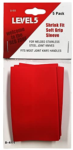 Heat-Shrink Handle Grips 5-Pack - LEVEL5 | For Welded Joint Knives | 5-411