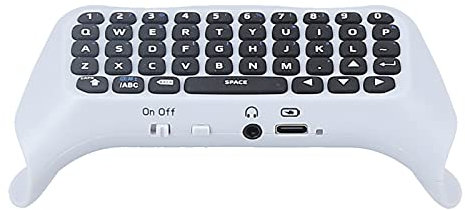 VBESTLIFE Wireless Controller Keyboard for PS5, Game Controller External Keyboard Mini Wireless Keyboard with Speaker for Playstation 5