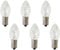 Royalux Scentsy Warmer Light Bulb Washing Machine Bulb Clothes Dryer Ultra Durable 22002263 7W/10W C7 Night Light Spare Bulbs Replacement Drum Light WP22002263 3406124 6PACK