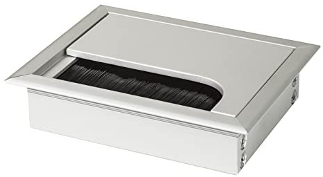 KÖNIG Aluminium Kabeldurchführung Kabeldurchlass PYE 80 x 100 mm silber eloxiert