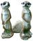 Benelando Set Gartenfigur Dekofigur Gartendeko Gartenskulptur Erdmännchen Figur Tierfigur