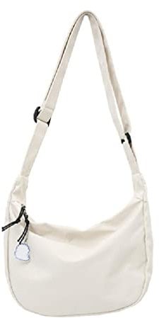 Weibliche Schultertasche Damen Crossbody Bag All-matching Messenger Bag Koreanischer Stil Tote Bag für Shopping Dating Reisen Damen Umhängetasche Harajuku Crossbody Bag Einfache solide Messenger Bag