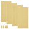 shineFinder 4 base Plates Compatible with Lego, Baseplate 5x10 with 16 x 32 stud board (Sand)