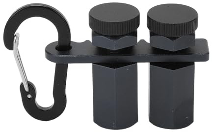 Stair Gauge Framing Jig Hex Flat Attachment for Framing Square and Rafter Layout with Non Slip Thumb Screws Aluminum Carpentry Square Tool