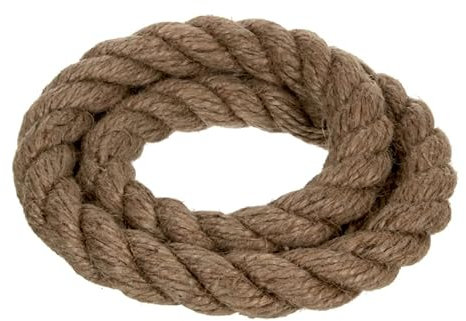 NAJDER Corda di iuta naturale, corda juta, spago di iuta, corda intrecciata in fibra naturale, spessore 40 mm, lunghezza 10 m per bricolage, giardinaggio, decorazione, artigianato, alberi per gatti
