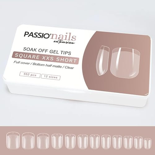 Capsules Américaines Passio'Nails (XXS Carré)
