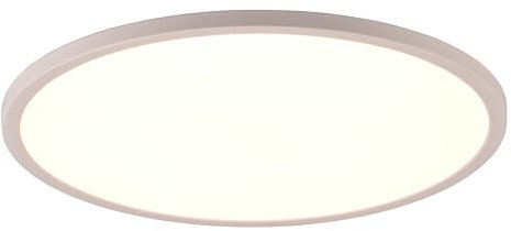 Reality Leuchten LED Deckenleuchte Aureo R64371931, Kunststoff Weiß matt, inkl. 30 Watt LED, Farbwechsel, Fernbedienung