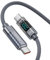 toocki Cable USB C vers USB C 100W, 1M PD Câble Charge Rapide Type C avec affichage LED Compatible avec iPhone 16 15 Pro Max Plus, MacBook, iPad, Galaxy S23 S22, Pixel