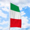 Italien Flagge 80 x 200 cm - für Fahnenmast, Italienfahne aus reißfestem Fahnen-Polyester-Stoff, Hissfahne Hochformat für Querausleger wetterfest und UV-beständig