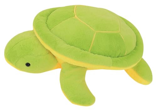 champracer Schildkröte Kuscheltier XXL Grün Groß Gefüllte Schildkröte Stofftier Puppen Weiches Kissen Kleine Meeresschildkröten für kuschelecke Kinderzimmer Schlafzimmer Deko (40 cm)