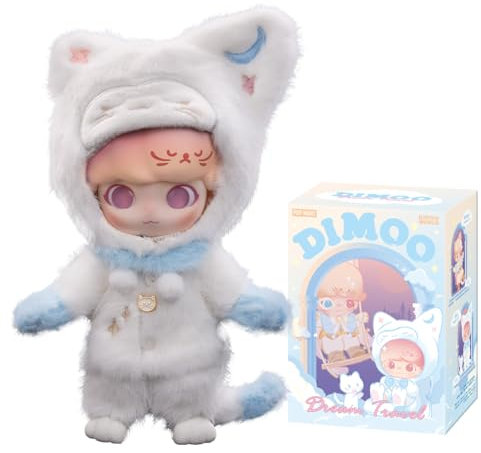 POP MART DIMOO Dream Travel Action Figure Zufällige Figuren Anime Actionfiguren Sammelfiguren Sammler Kunstspielzeug Spielzeug Figuren Geschenk 1Piece