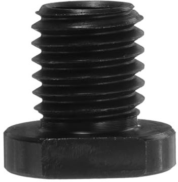 sourcing map M10 Female to M14 Male Adapter Polisher Adaptor Connecting Rotary Tool Attachment Thread Adapter Conversion Tool for Diamond Core Bit Polishing Pad Wheel, Black