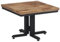 HEFZGDB Couchtisch 55x55x40 cm Recyceltes Massivholz Teak Dining Tables Bartisch Esstisch Kleiner Tisch für Balkon Garten Küche Speisesaal