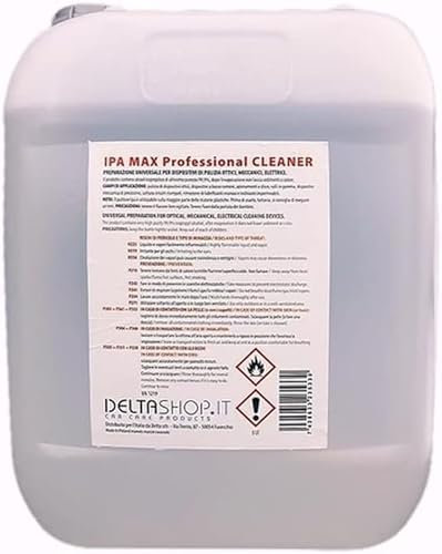 2X Isopropilico Ipa Puro al 99,9%, Isopropanolo di Alta Qualita, Alcool 2-Propanolo, Pulizia di componenti elettronici, lenti e schermi - Pulizia delle resine stampa 3D - Detergente per vetri 2x5Lt