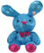 Osterhase Plüschtier groß – 90 cm (60 cm sitzend) – Mit Schlaufe & glitzernden Kunststoffaugen – Zum Kuscheln & Dekorieren (Blau)