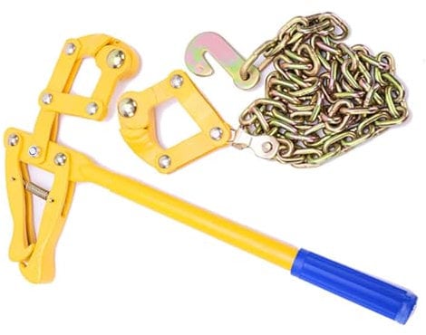 Tenditore for recinzione,tenditore for filo di recinzione agricola ad alta resistenza,tenditore for riparazione recinzione con catena da 1,2 m,mantiene la tensione fino a 800 kg,for filo di recinzione