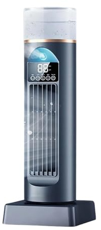 Tktouci Ventilateur Colonne pour Chambre - Ventilateur Solaire Intelligent Silencieux Avec 6 Vitesses, Rafraîchissant Oscillant Avec Rotation 120 Degrés Pour Chambre Et Pièce