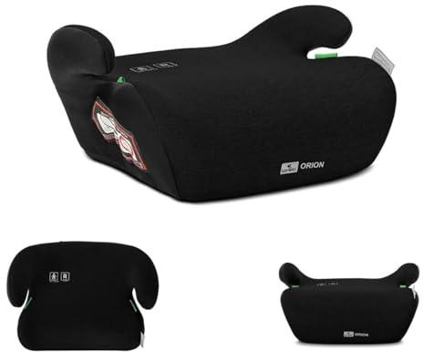 Lorelli Kindersitzerhöhung i-Size Orion (125-150cm) Boostersitz, Bezug waschbar schwarz uni