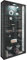 VCM Vitrosa Vitrine Mural Vitrosa Maxi - sans Éclairage LED Vitrine Décoration Rangement Vitre, Bois, Noir, 118 x 59 x 18 cm