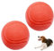 GaesQae 2er-Pack Vollgummi-Hundebälle, Solider Gummi-Hüpfball, bissfest und unverwüstlich, Hunde-Trainingsball, Haustier-Vollgummi-Hüpfball