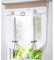 SIMPVALE Raffrollo Bestickt Eule römischen Liter Fall Schatten Band Typ Gardinen, Khaki, Breite 80cm / Höhe 100cm
