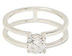 Esprit Damenring 925 /Silber rhodiniert Zirkonia Zirkonia 17 ESRG00101117