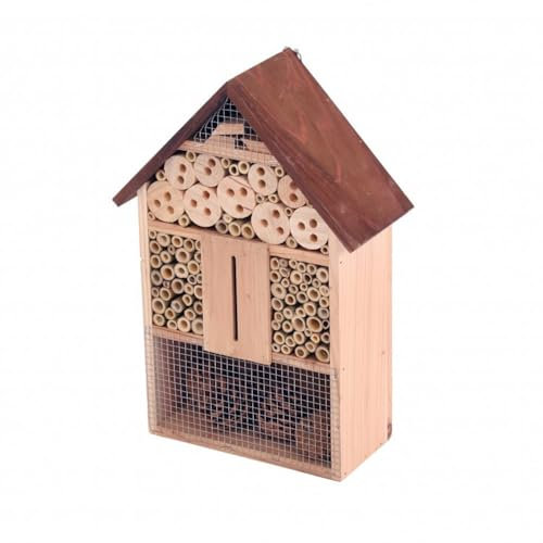 Oypla Wooden Stick Bee Wildlife Insect Hotel House Garden Nest Shelter Box Habitat