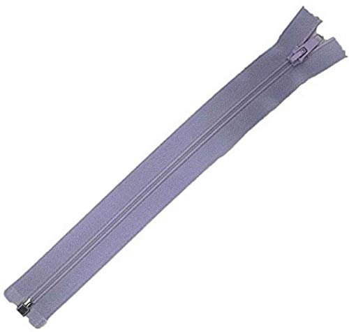 Plush Addict Number 5 Open-Ended Zip Fasteners for Sewing, Crafts, Clothing and Accessories - Lilac - 30 / 76cm