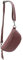 SH Leder ® echt Leder Hüfttasche Damen Herren Unisex Gürteltasche für Festival Reise Bauchtasche kleine Crossbody Bag Frauen Ledertasche 23x12cm AVA G292 (Altrosa)