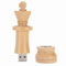 90 x 30 x 30mm/3.5 x 3.5 x 1.2in Maple Wood USB Flash Drive, Wooden U Disk Portable USB Flash Drive Chess Styling Memory Stick for Photos, Videos, Music, Files 12MB/s Reading (64GB)