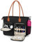 CURMIO Medizinische Tasche, Erste Hilfe Sets Aufbewahrungstasche, Tragbar Medizintasche für Unterwegs, Notfalltasche für Medizinisches Instrument, Schwarz (LEERE TASCHE)