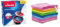Vileda Spin & Clean Balai Laveur, Noir et Rouge, Seau Rond et Compact & Colors Lavettes Microfibres dépoussiérantes et dégraissantes - 8 pièces