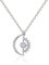 choice of all To My Badass Squad Necklace Fidget Sun Moon Necklace for Friends Rotate Moon Around Sun Necklace for Womens (Silver)
