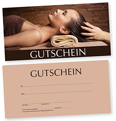 cosmeticPlus 50 Massage – Gutscheinkarten WOHLFÜHLZEIT FÜR FRAUEN, Gutschein Geschenkgutschein für Massage- und Entspannungsdienstleister
