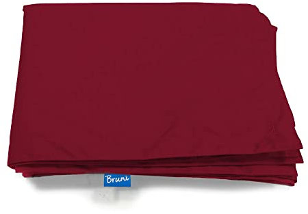 Bruni Sitzsack-Wechselhülle - Sitzsack-Bezug für alle rechteckigen 180 x 140 cm XXL-Sitzsäcke, Material wasserdicht, Indoor und Outdoor geeignet, extrem robust (Bordeaux)