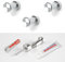 HAUSIST CNC Stainless Steel Bathroom Towel Hooks - Modern Coat Robe Holder, Wall Mounted or Adhesive Hanging Hook - Heavy Duty for Door Kitchen Closet Storage Garage, 3 Packs, Silver