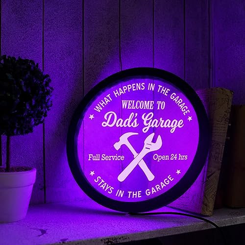 Garage Neon Schild, Papas Garage Schild, Garage LED Schild, Garage LED Licht, Papas Garage Schild, Man Cave Neon Schild, Vatertagsschild