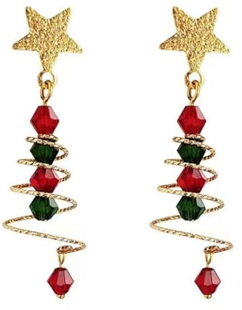 Weihnachtsohrringe Silber 925, Ohrringe Weihnachten, Ohrringe Silber 925, Ohrringe Weihnachten, Weihnachtsohrringe, Kreativ Weihnachten Ohrringe Weihnachten Weihnachtsgeschenke